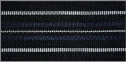 2.5 Bar CAFC Silver Uniform Braid