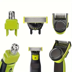 3cps/Set 360° Shaver Face And Body Hybrid Electric Trimmer Replacement Blade And Nose Hair Trimmer Replacement Blades Heads Accessories For Norelco One Blad