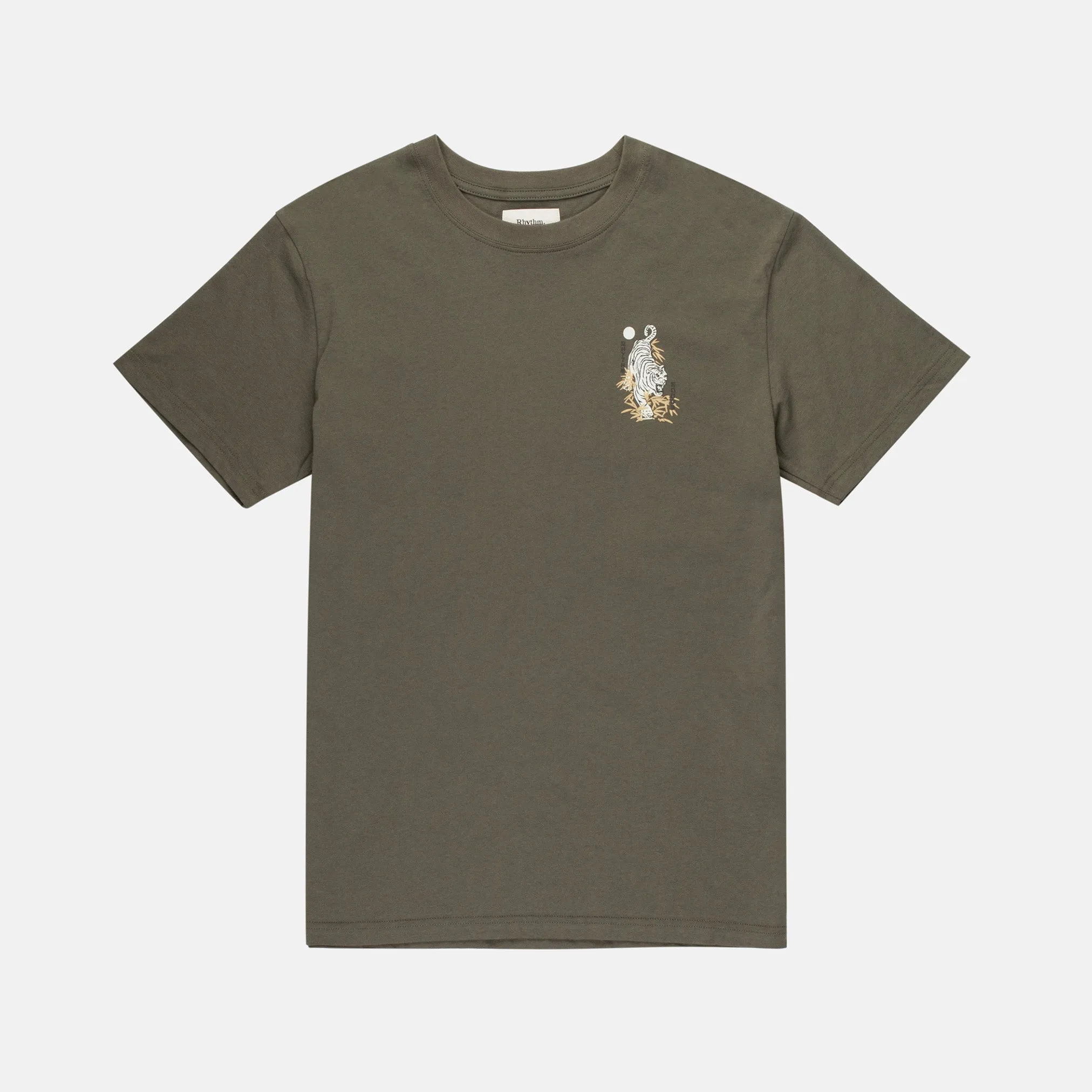 Aloha Tiger Tee Vintage - Olive