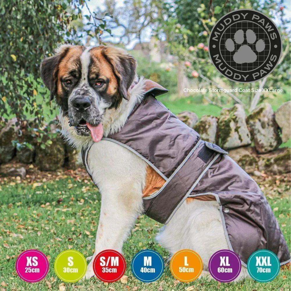 Ancol 50cm Chocolate Stormguard Dog Coat - Large