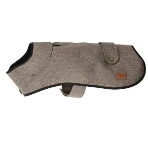 Ancol Heritage 40cm Taupe Herringbone Dog Coat - Medium