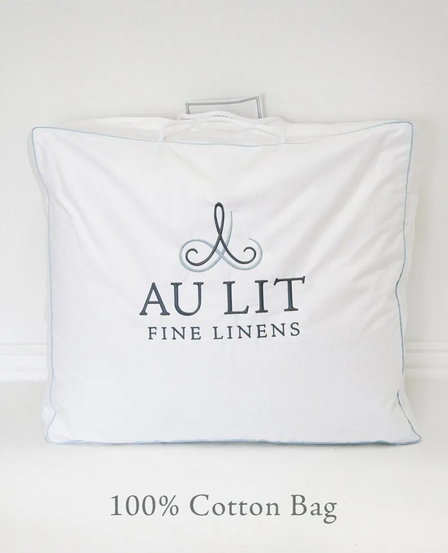 Au Lit Bestselling Down Duvet & Pillow Bundle (  FREE STORAGE BAG)