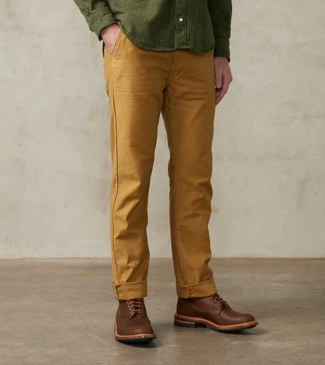 BC-03 New Straight Chino - 10oz Golden Brown Military Twill