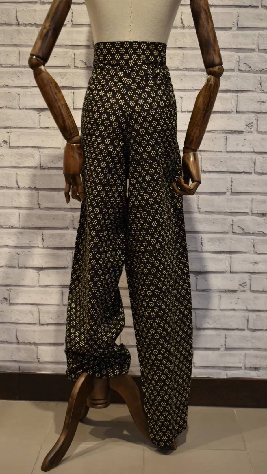 Black safari trousers