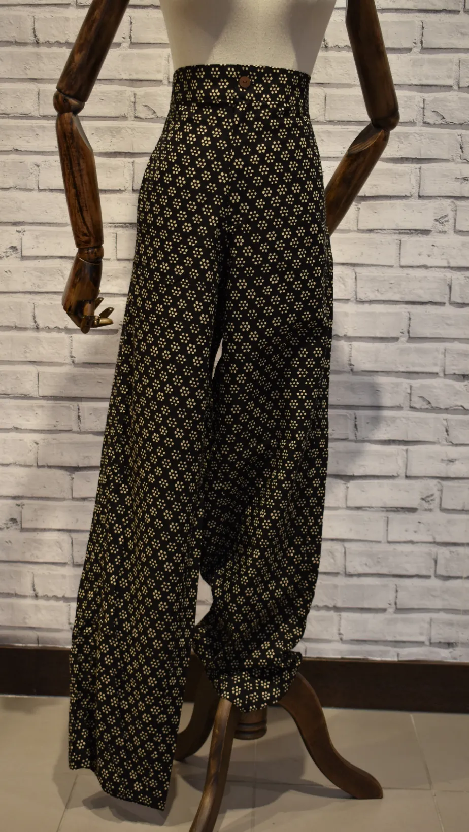 Black safari trousers