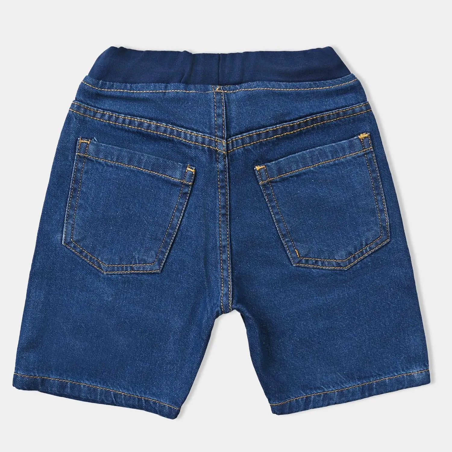 Boys Denim rigid Short-Mid Blue