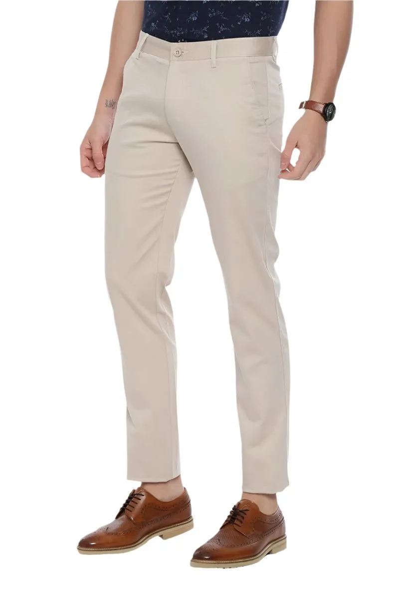 Bronx Chinos - Light Beige and Black Pack of 2 Trousers For Men | Ariser