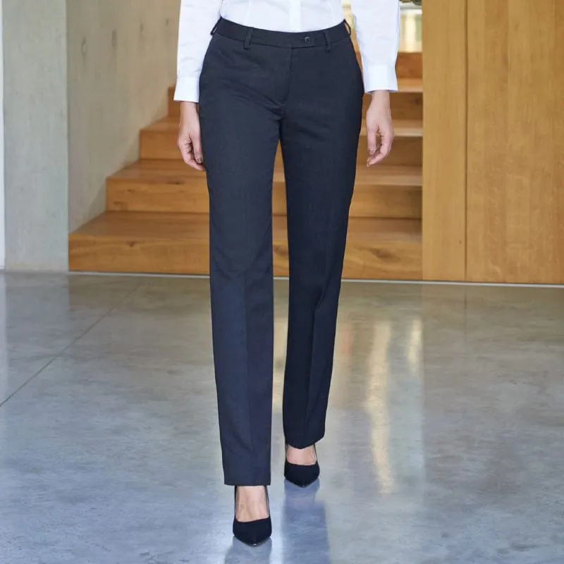 Brook Taverner Aura Straight Leg Trousers - Navy