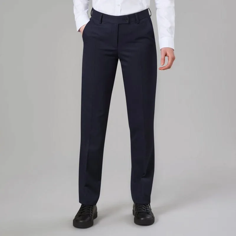 Brook Taverner Aura Straight Leg Trousers - Navy