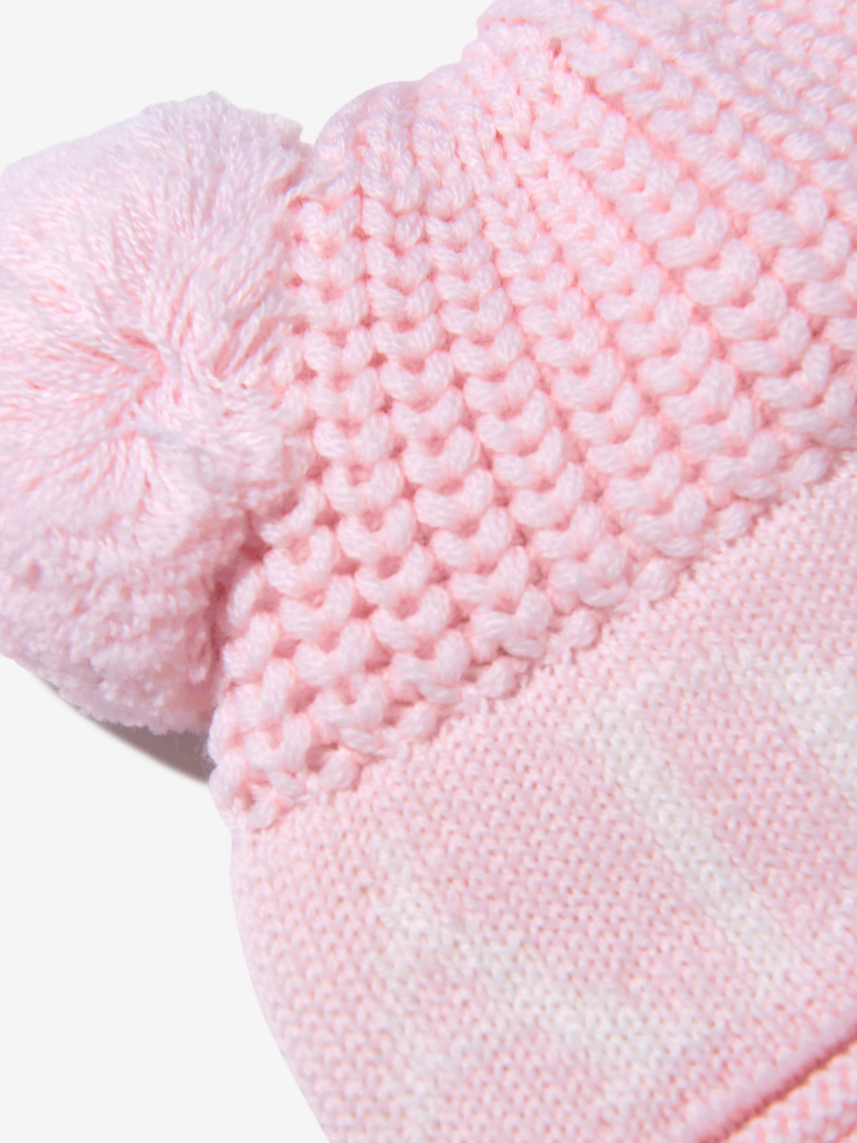 Canada Goose Baby Girls Double Pom Pom Hat in Pink