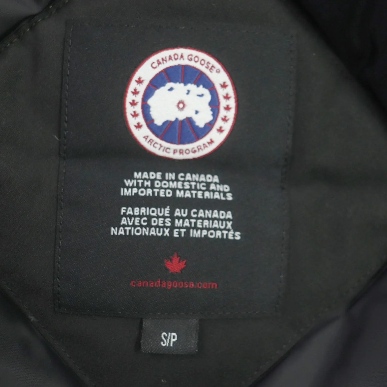 Canada Goose Charlotte Parka Down Coat Black S