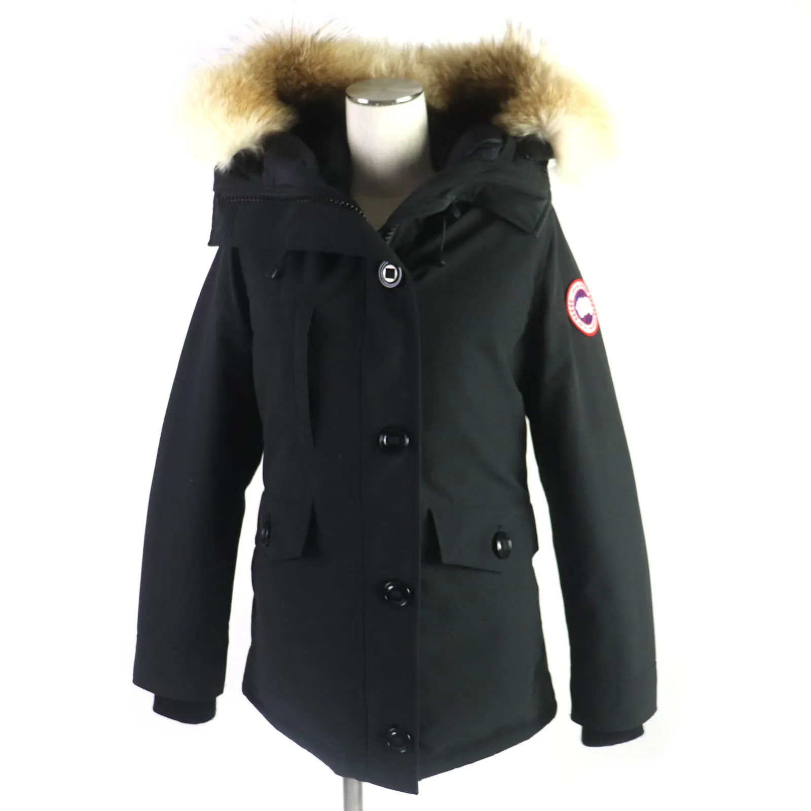 Canada Goose Charlotte Parka Down Coat Black S