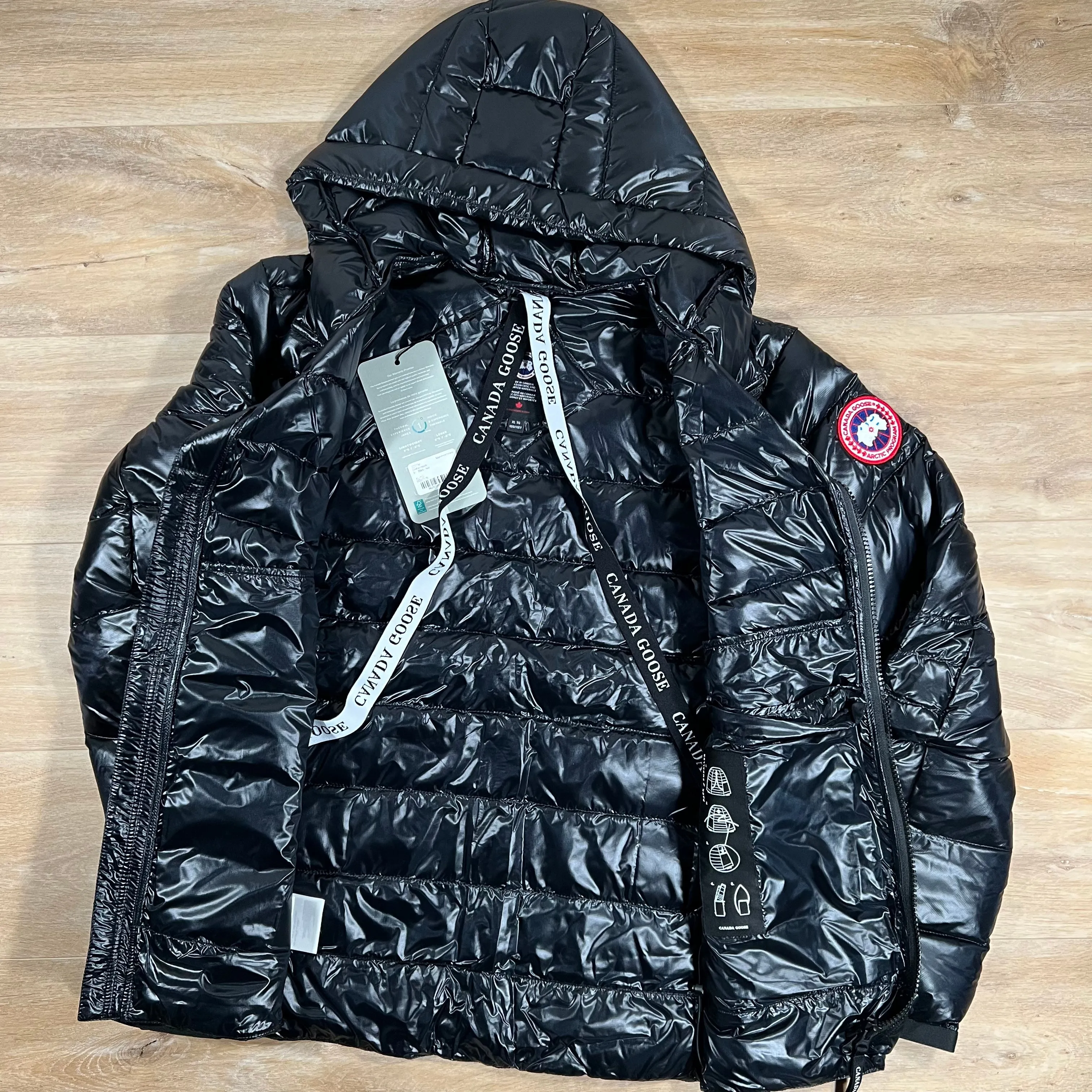 Canada Goose Crofton Down Hoody in Black