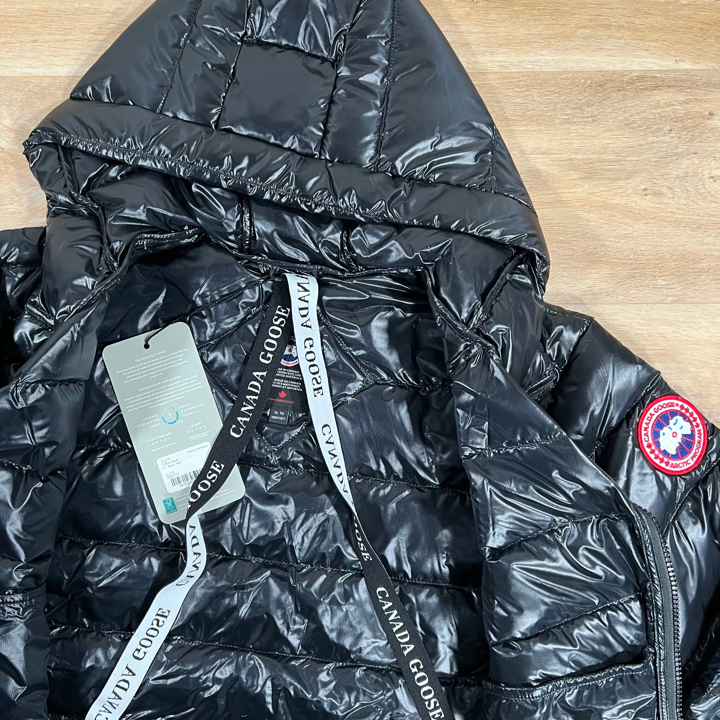 Canada Goose Crofton Down Hoody in Black