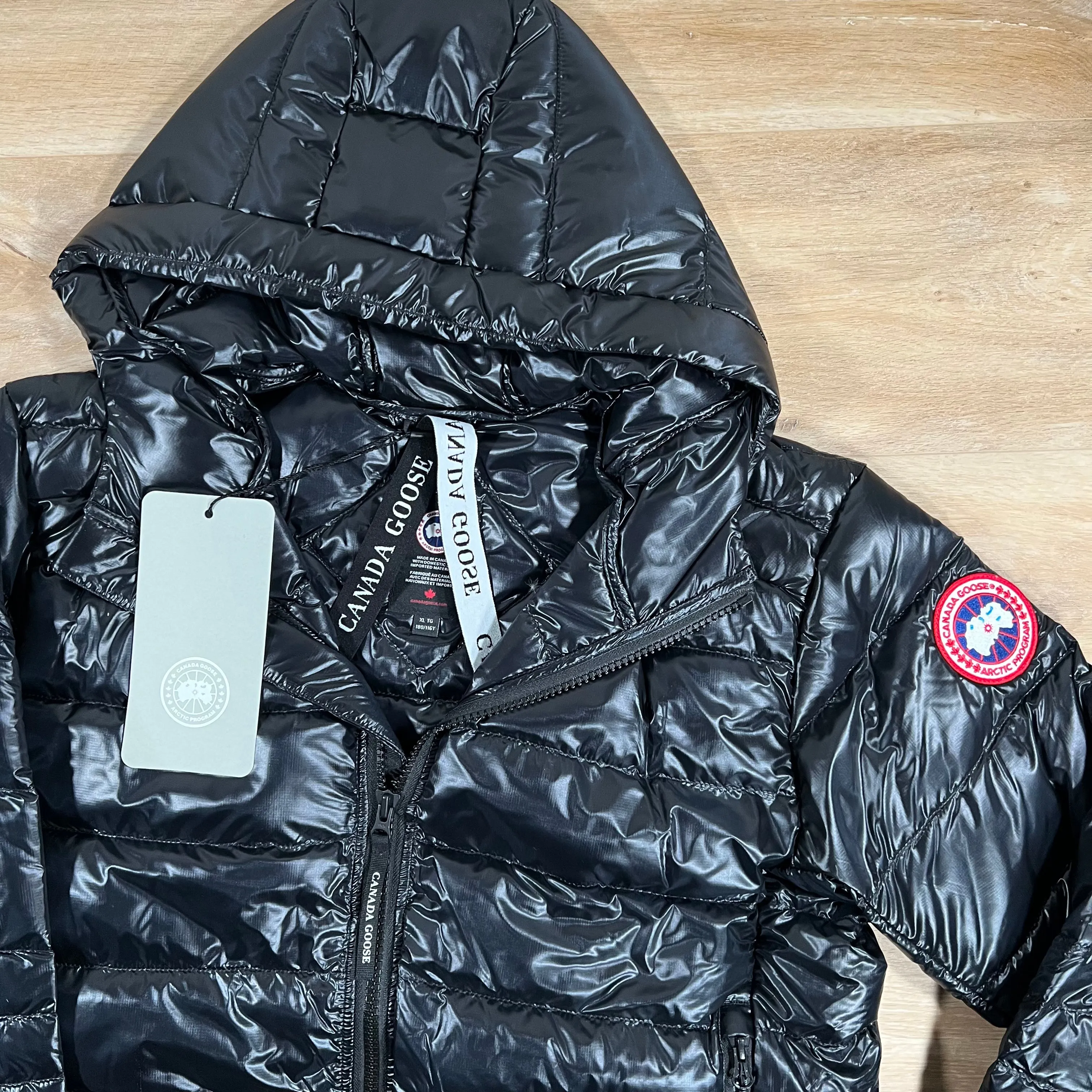 Canada Goose Crofton Down Hoody in Black