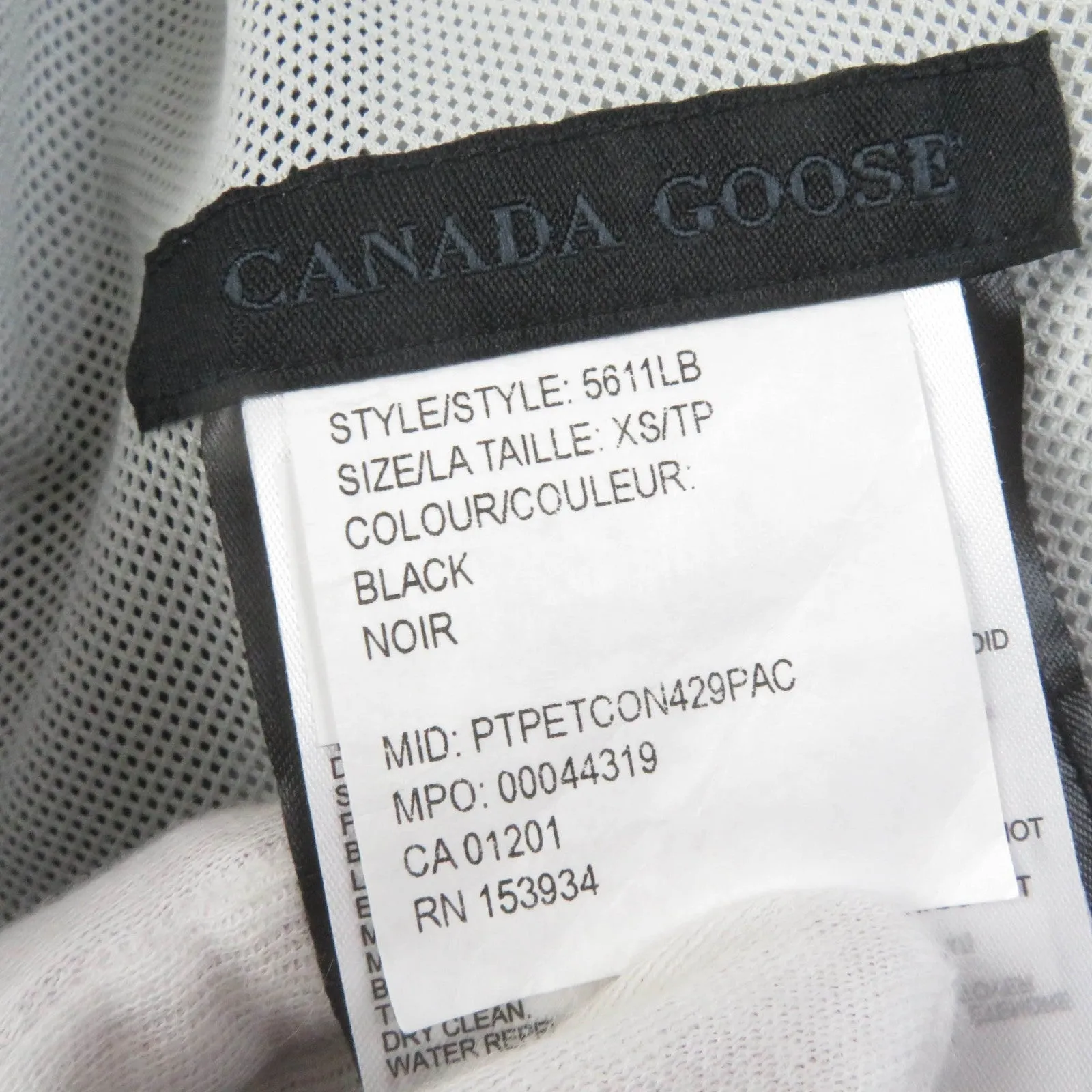 Canada Goose Kitsilano Jacket Black XS