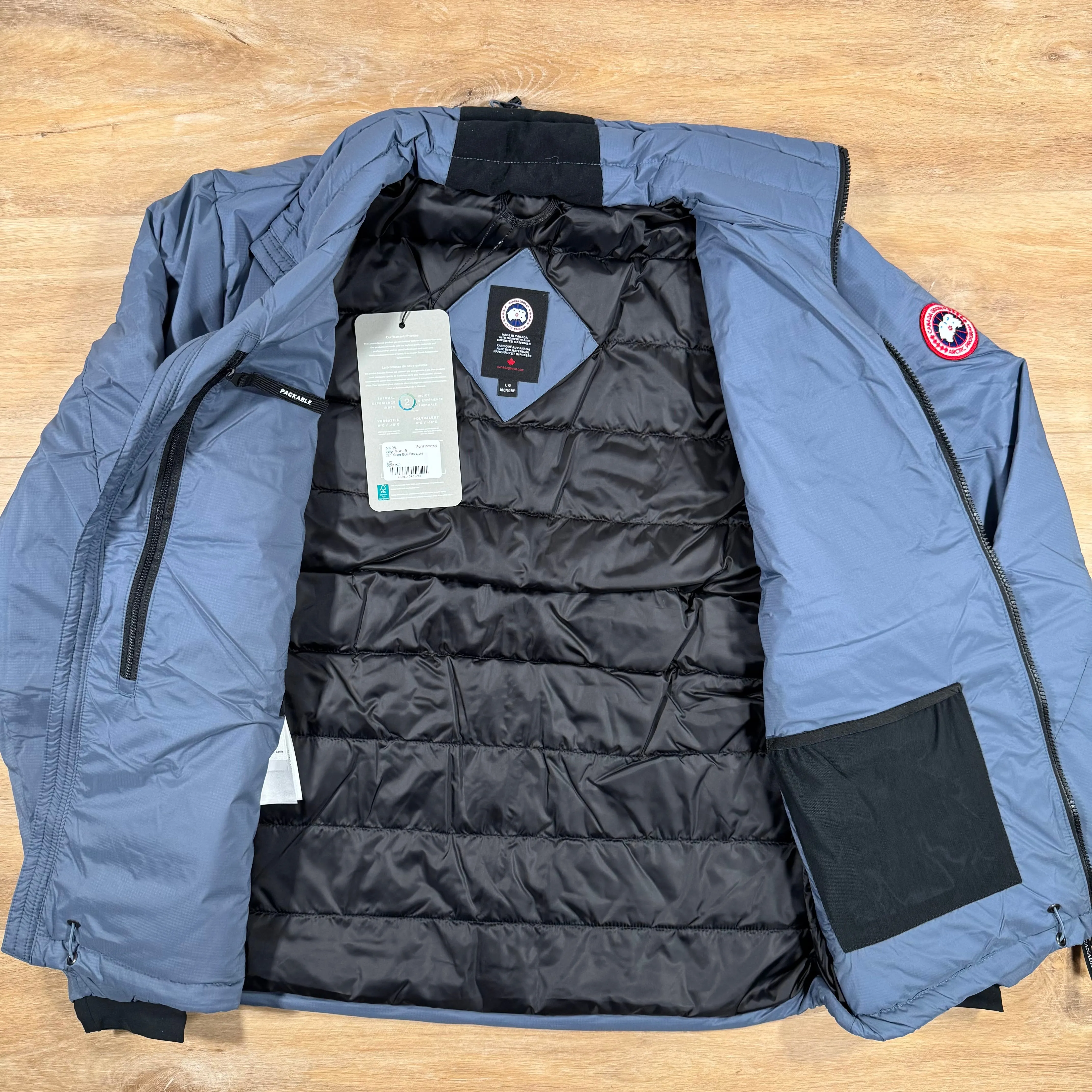 Canada Goose Lodge Jacket in Ozone Blue