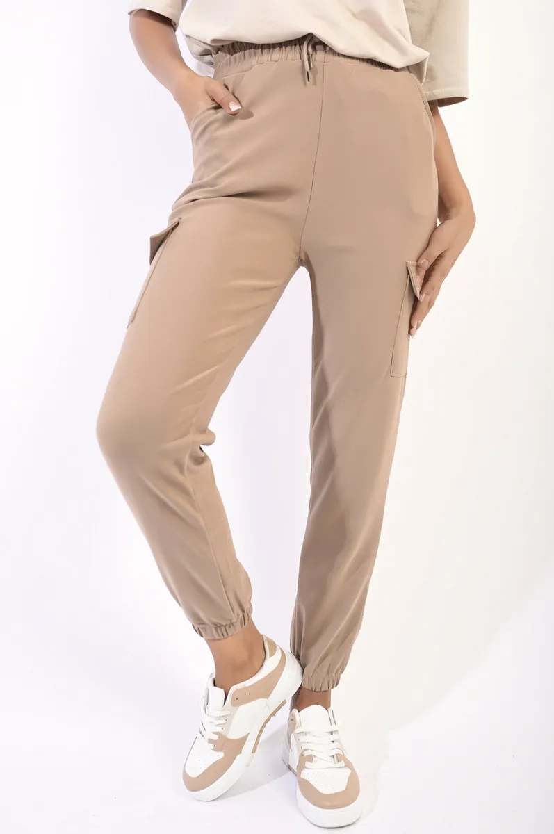 Cargo Pocket Trouser With Drawstring