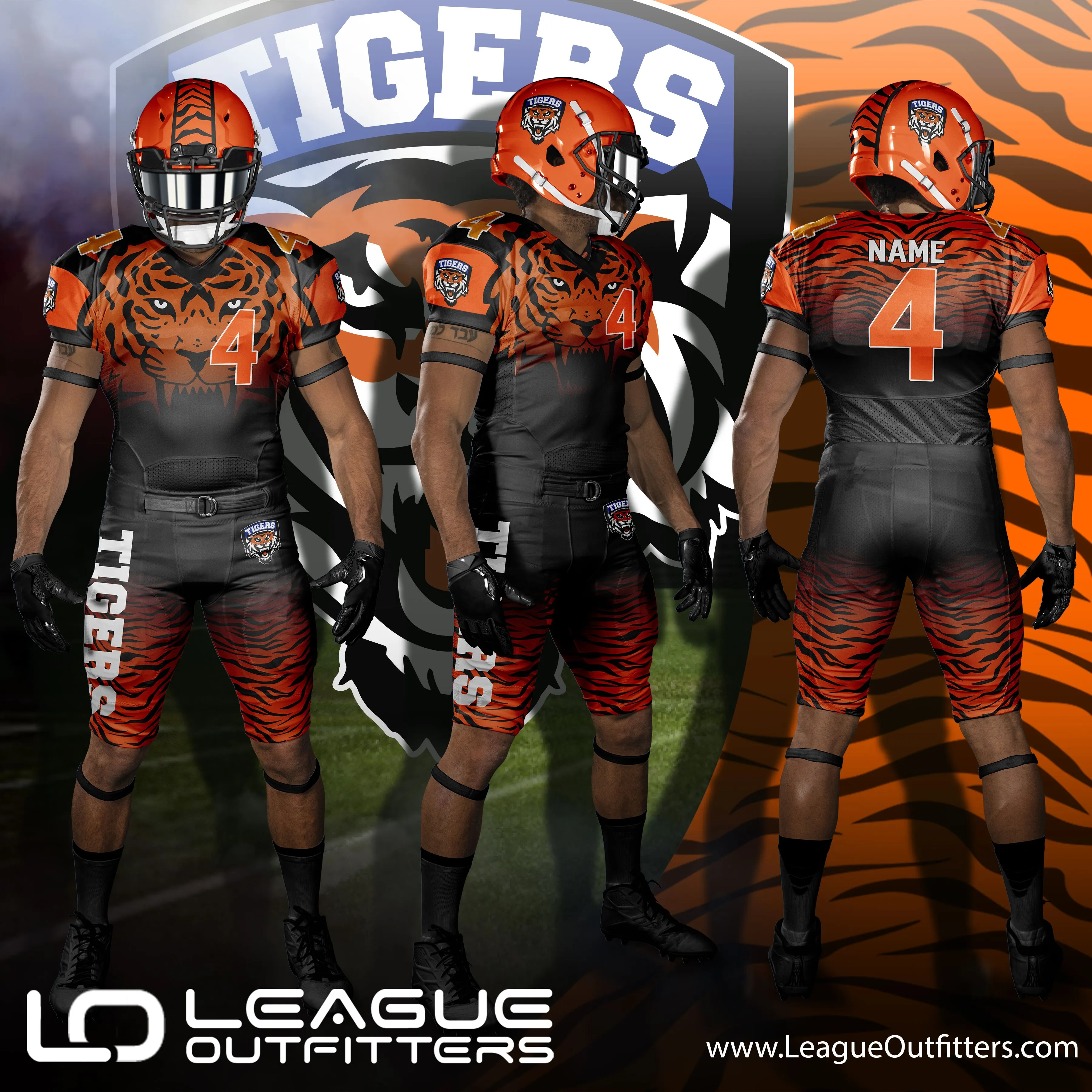 Custom Elite Sublimated Football Jerseys