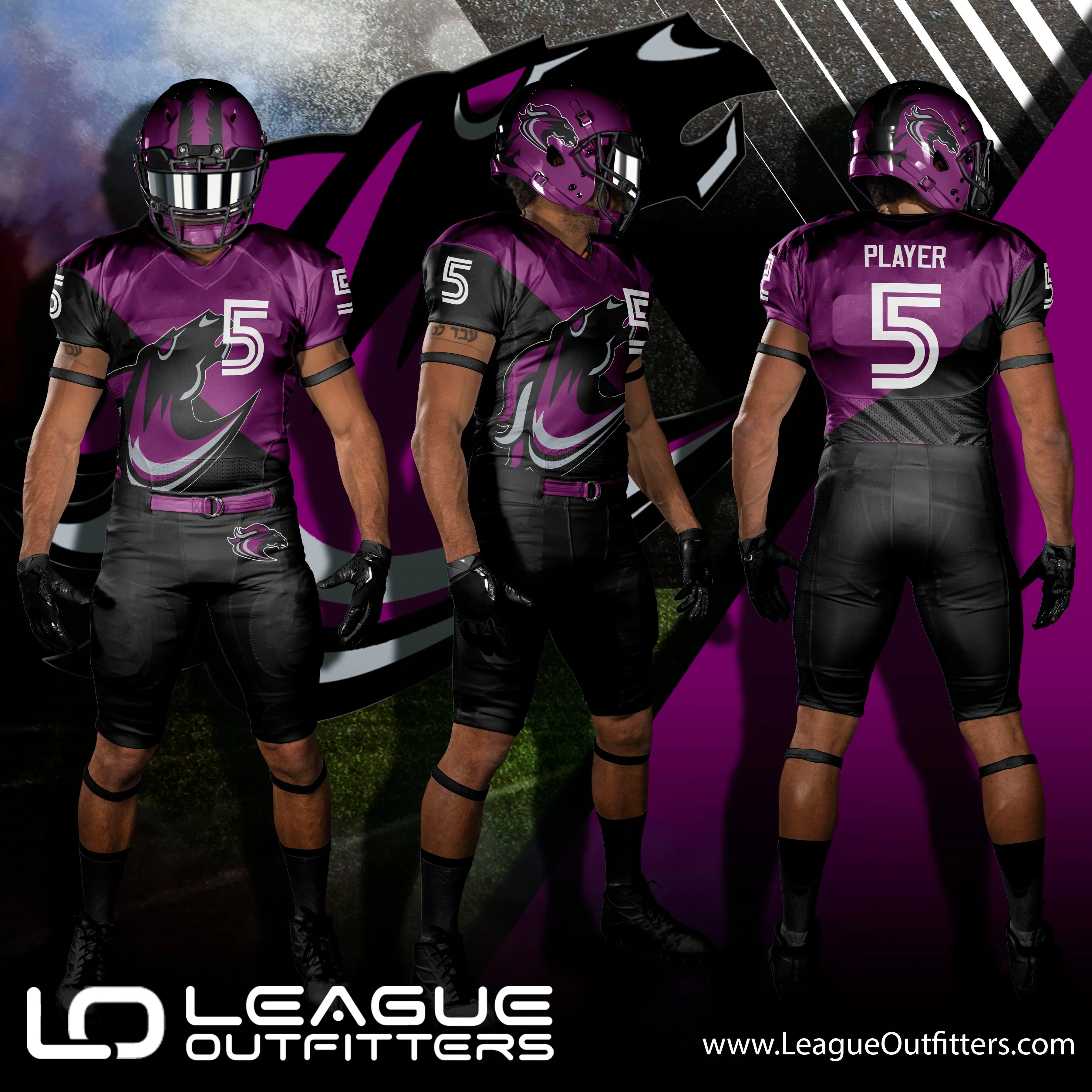 Custom Elite Sublimated Football Jerseys