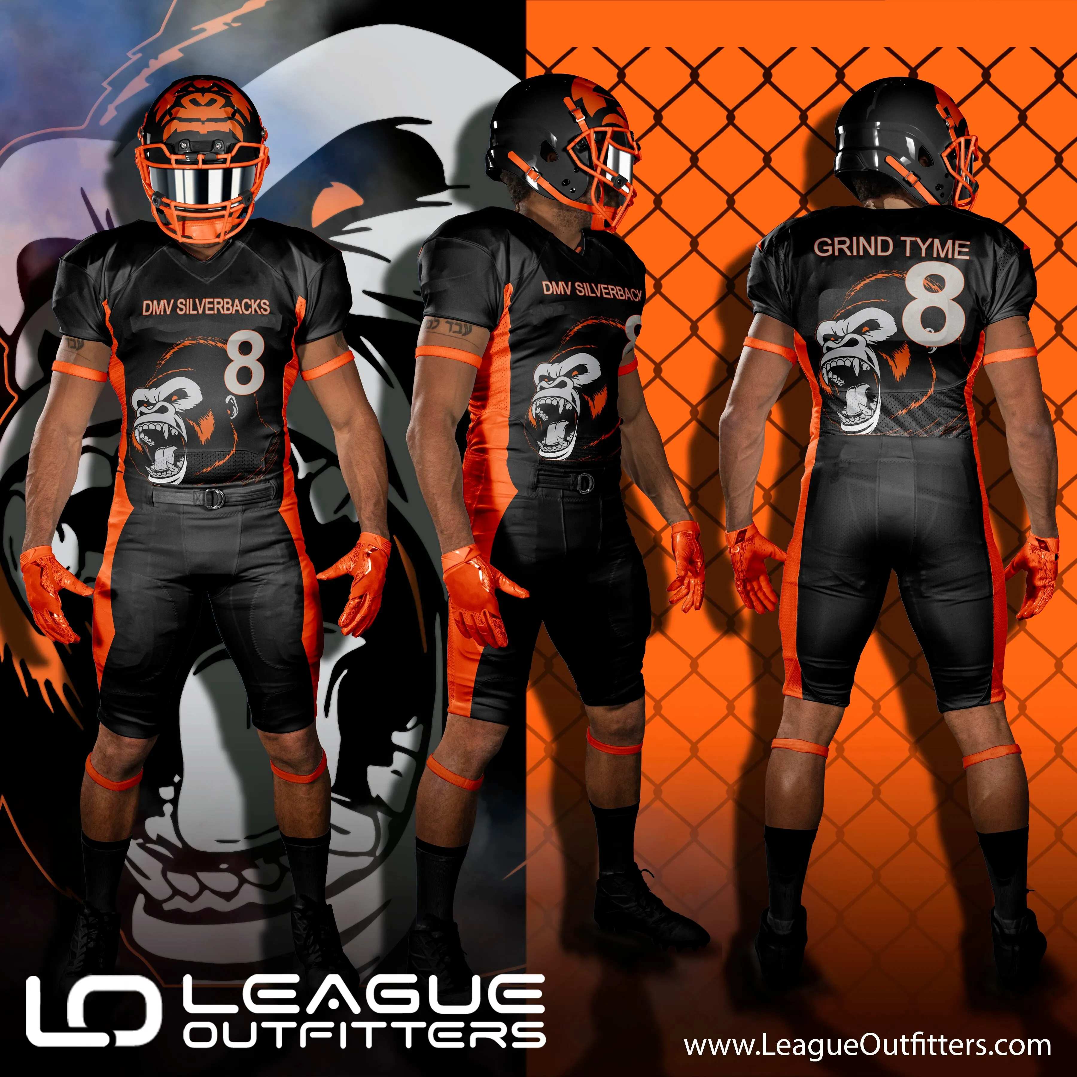 Custom Elite Sublimated Football Jerseys