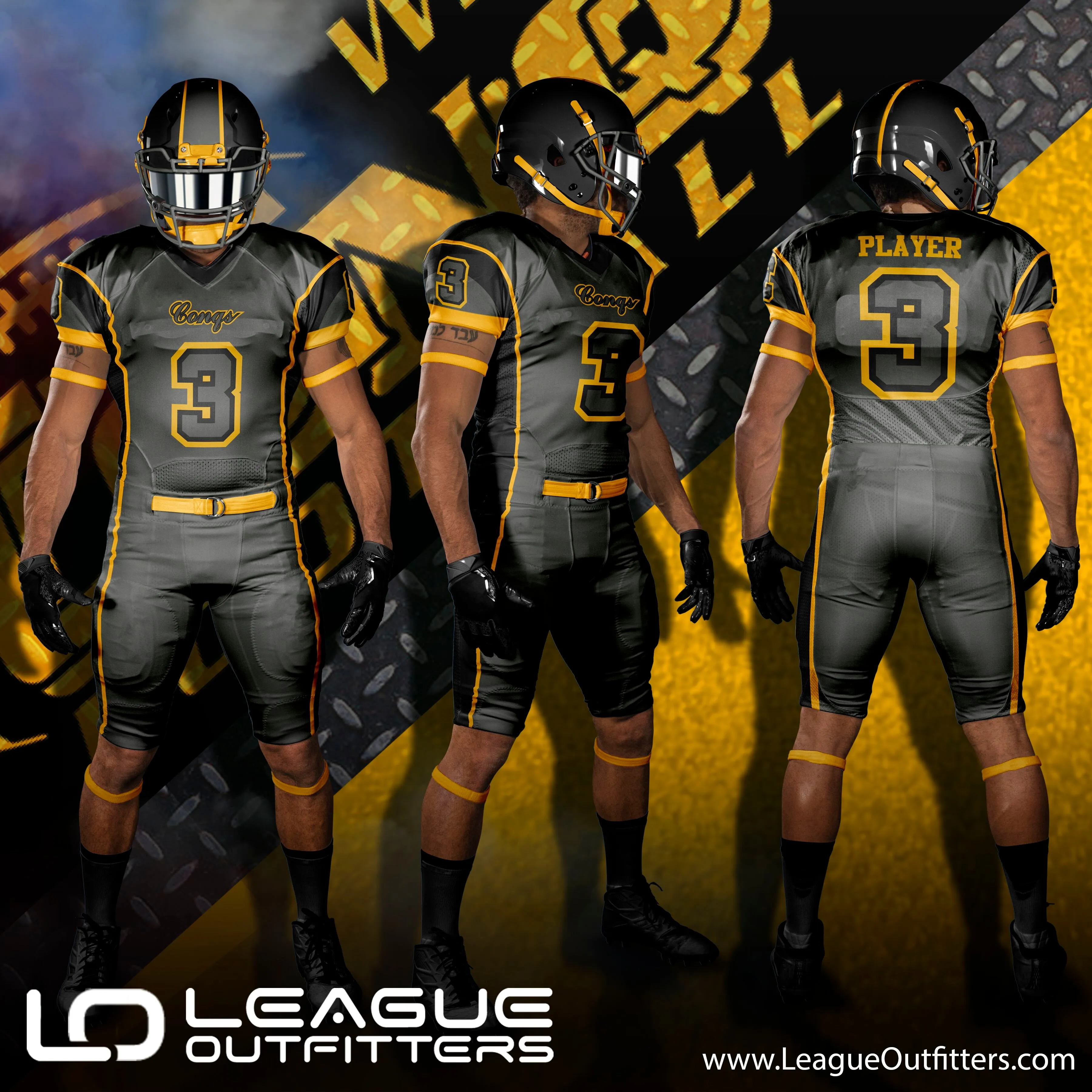 Custom Elite Sublimated Football Jerseys