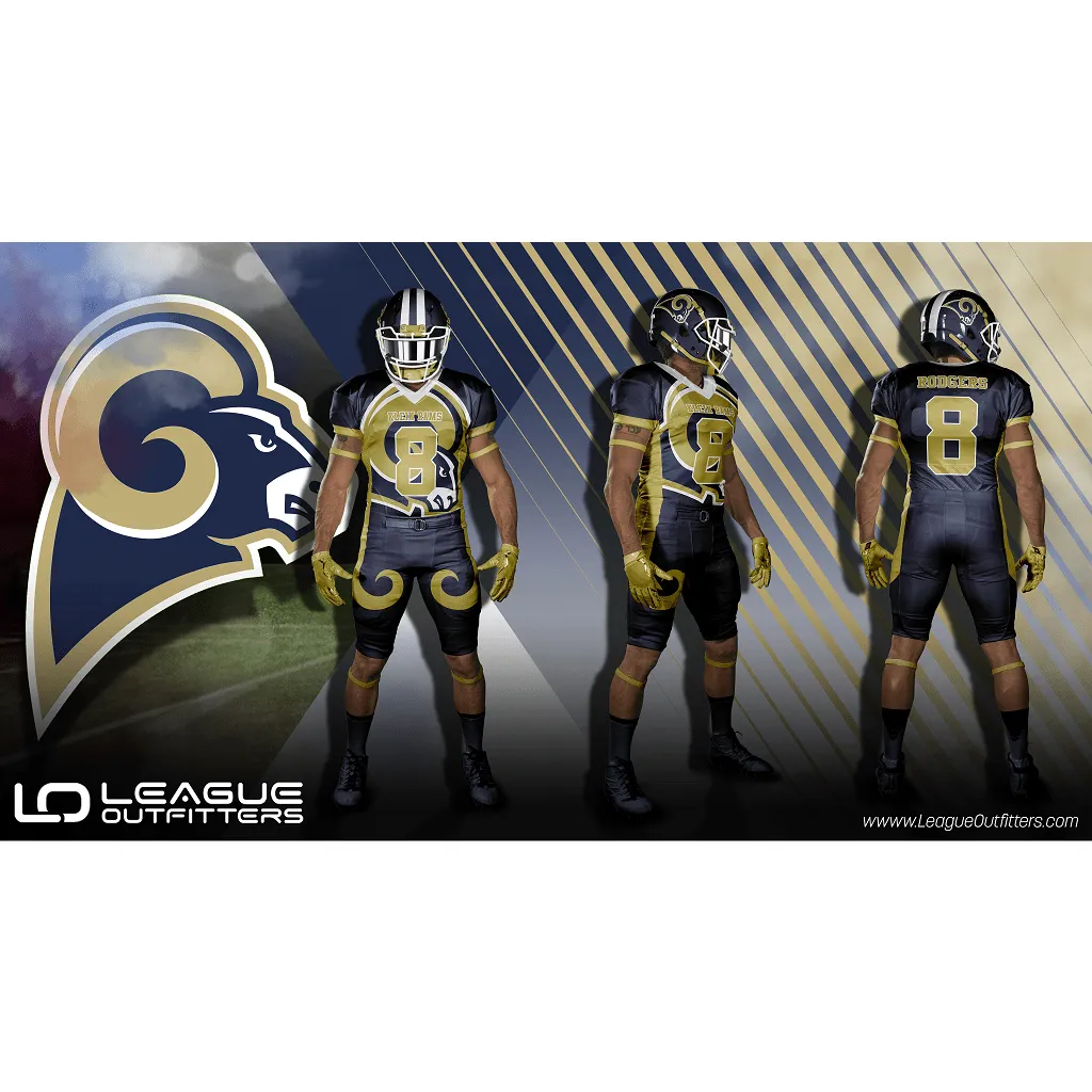 Custom Elite Sublimated Football Jerseys