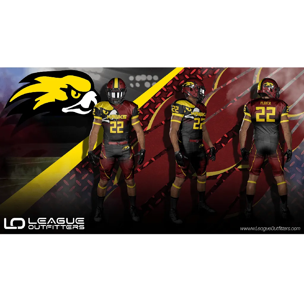 Custom Elite Sublimated Football Jerseys