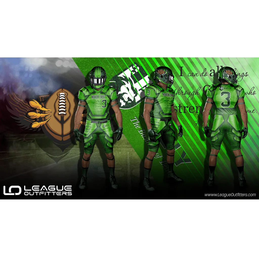 Custom Elite Sublimated Football Jerseys