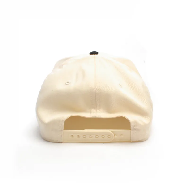 DadVibes 5 Panel Hat (Cream/Green)