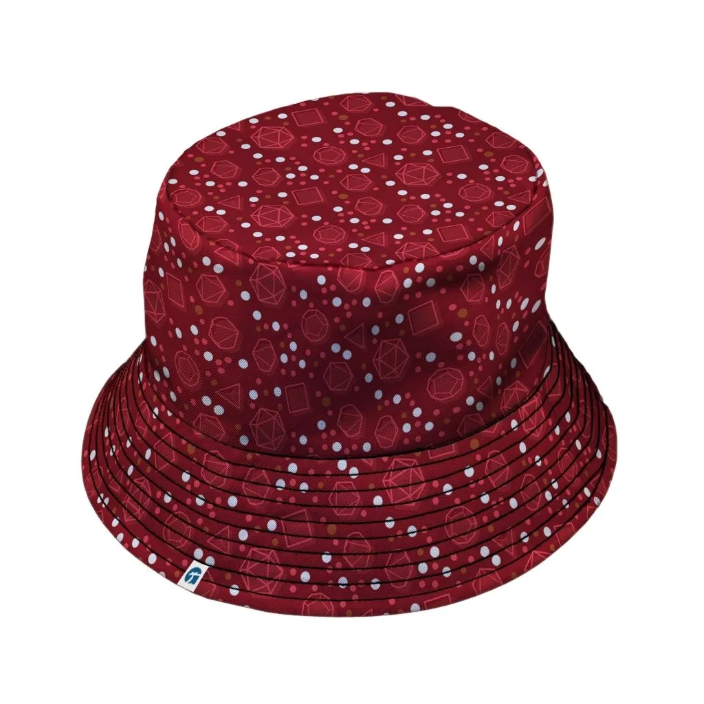 Dnd Red Dice Sets Bucket Hat