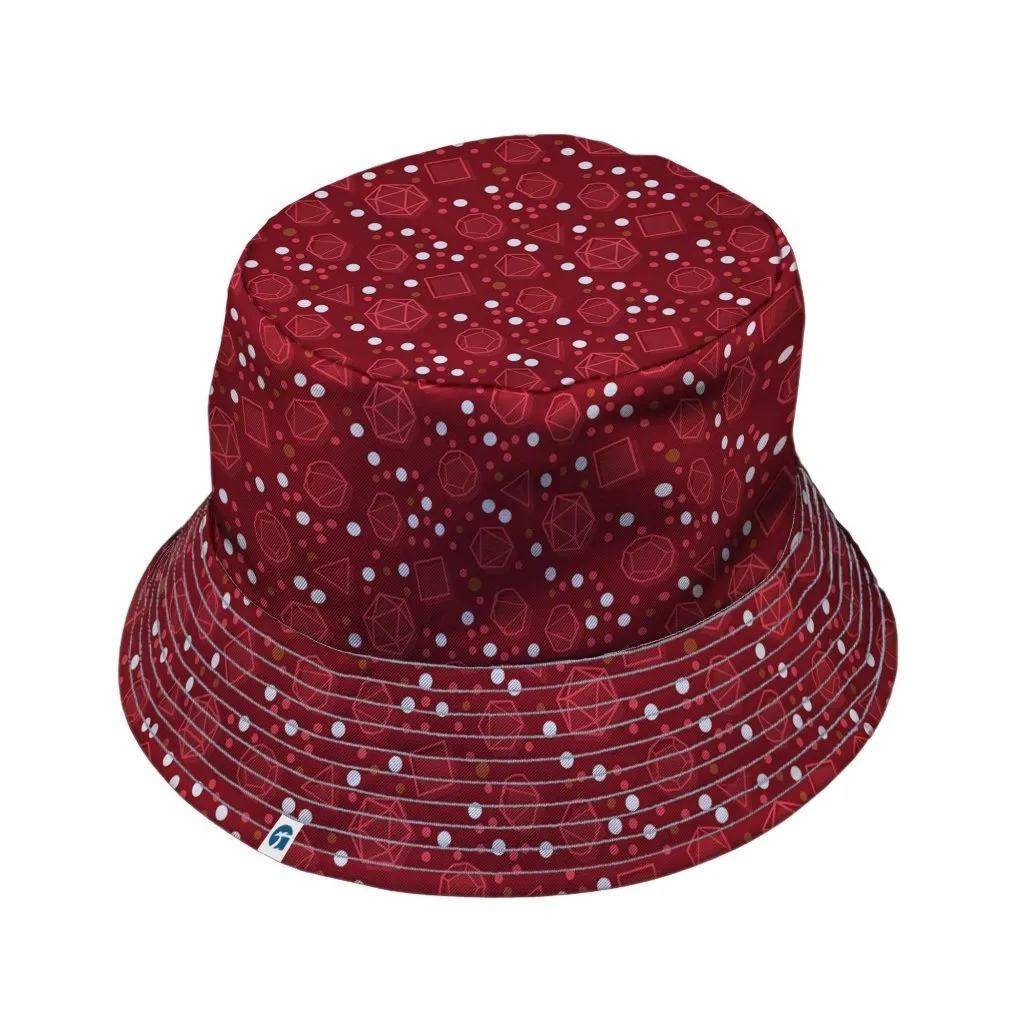 Dnd Red Dice Sets Bucket Hat