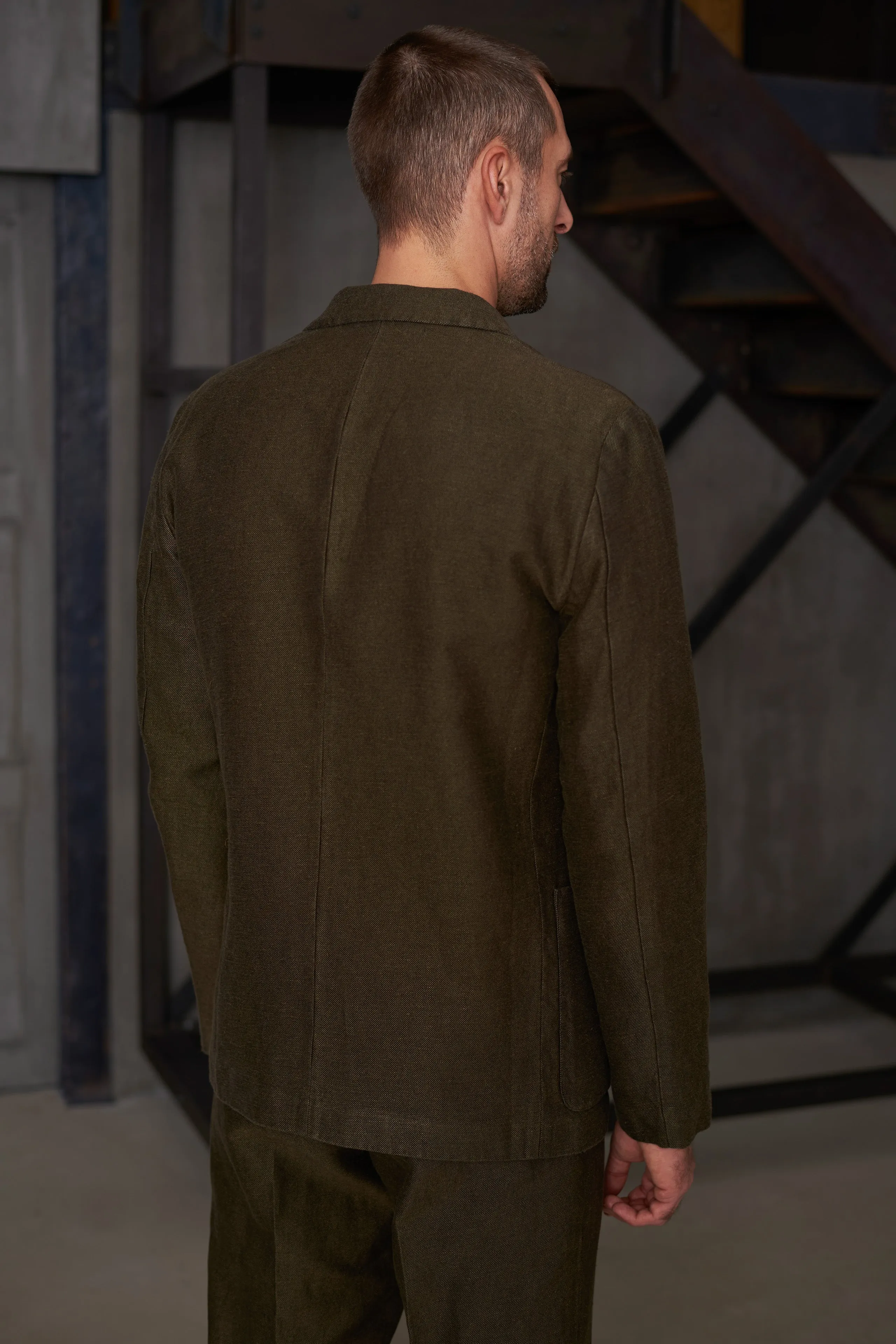 ENVER blazer winter linen olive