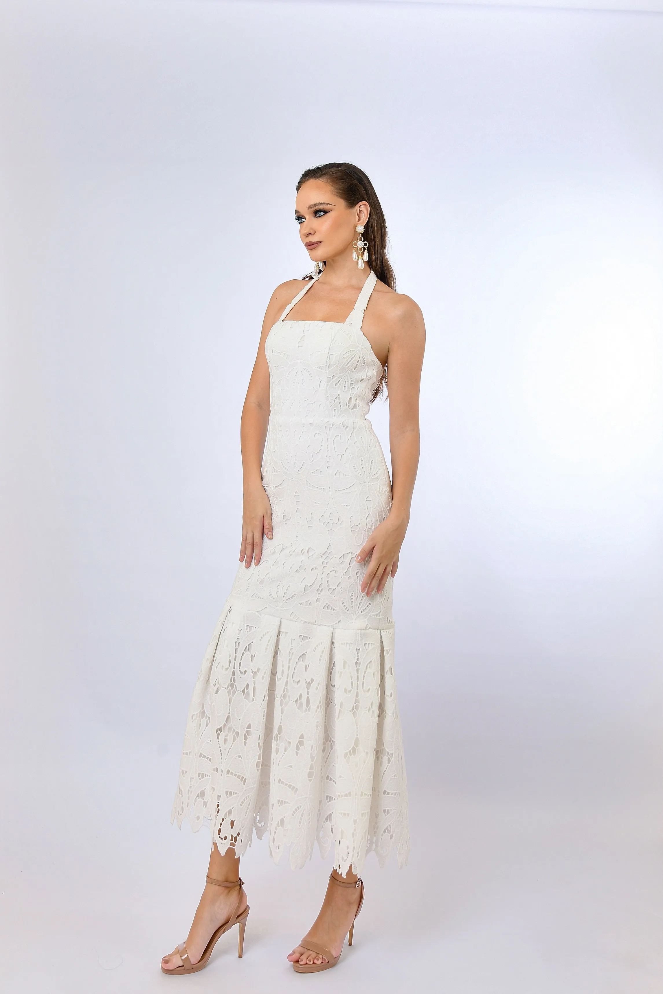 Fawn Lace Maxi