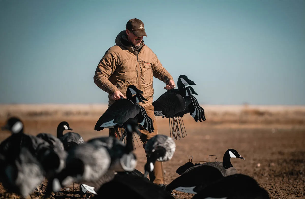 Fully Flocked Canada Skinny Decoys (12 Pack)