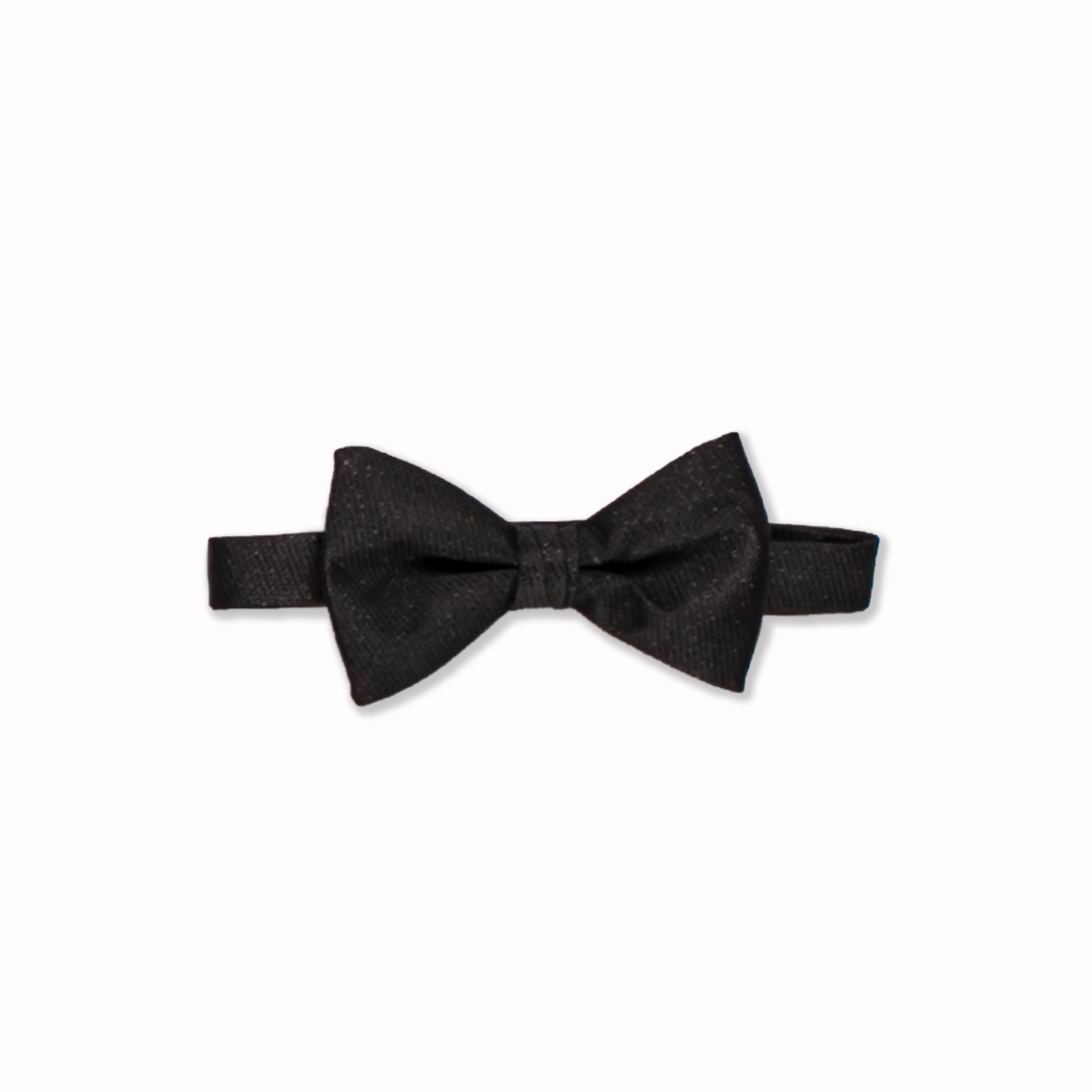 Glitter Bow Tie - Obsidian