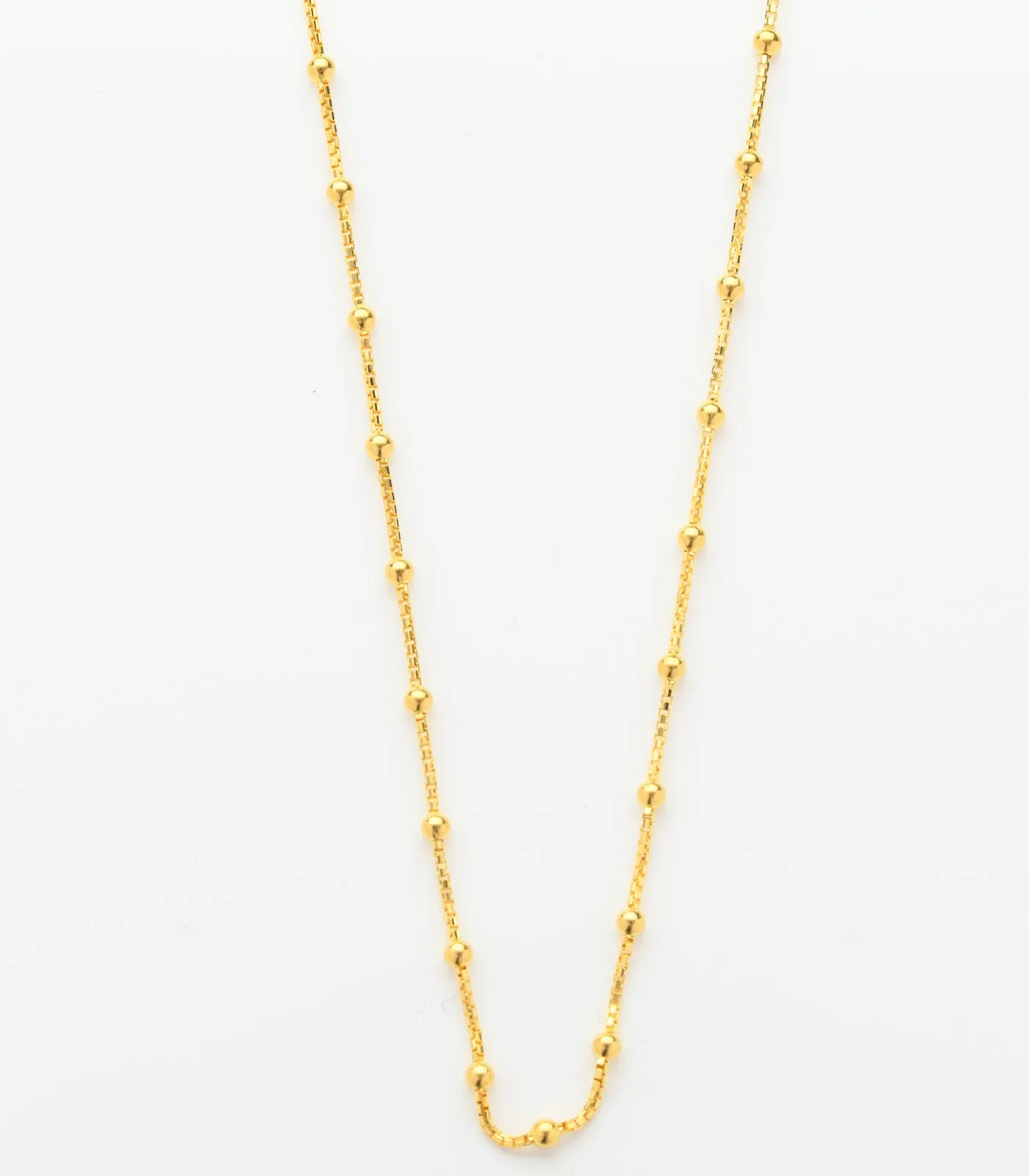 Graceful beaded chain