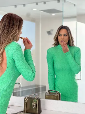 Green Sequin Dress