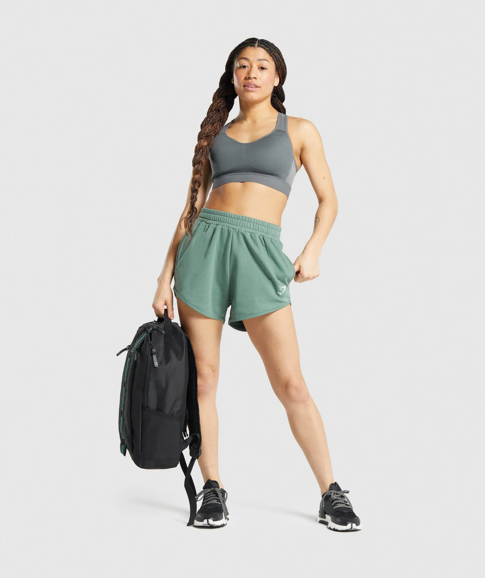 Gymshark Training Sweat Shorts - Green