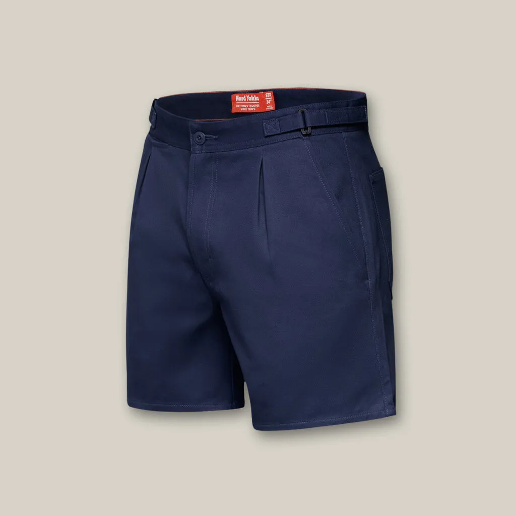 Hard Yakka Relaxed Fit Cotton Drill Short With Side Tabs (Y05340)