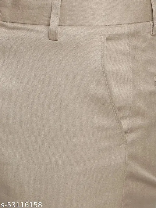 Haul Chic's Dark Cream Formal Trouser