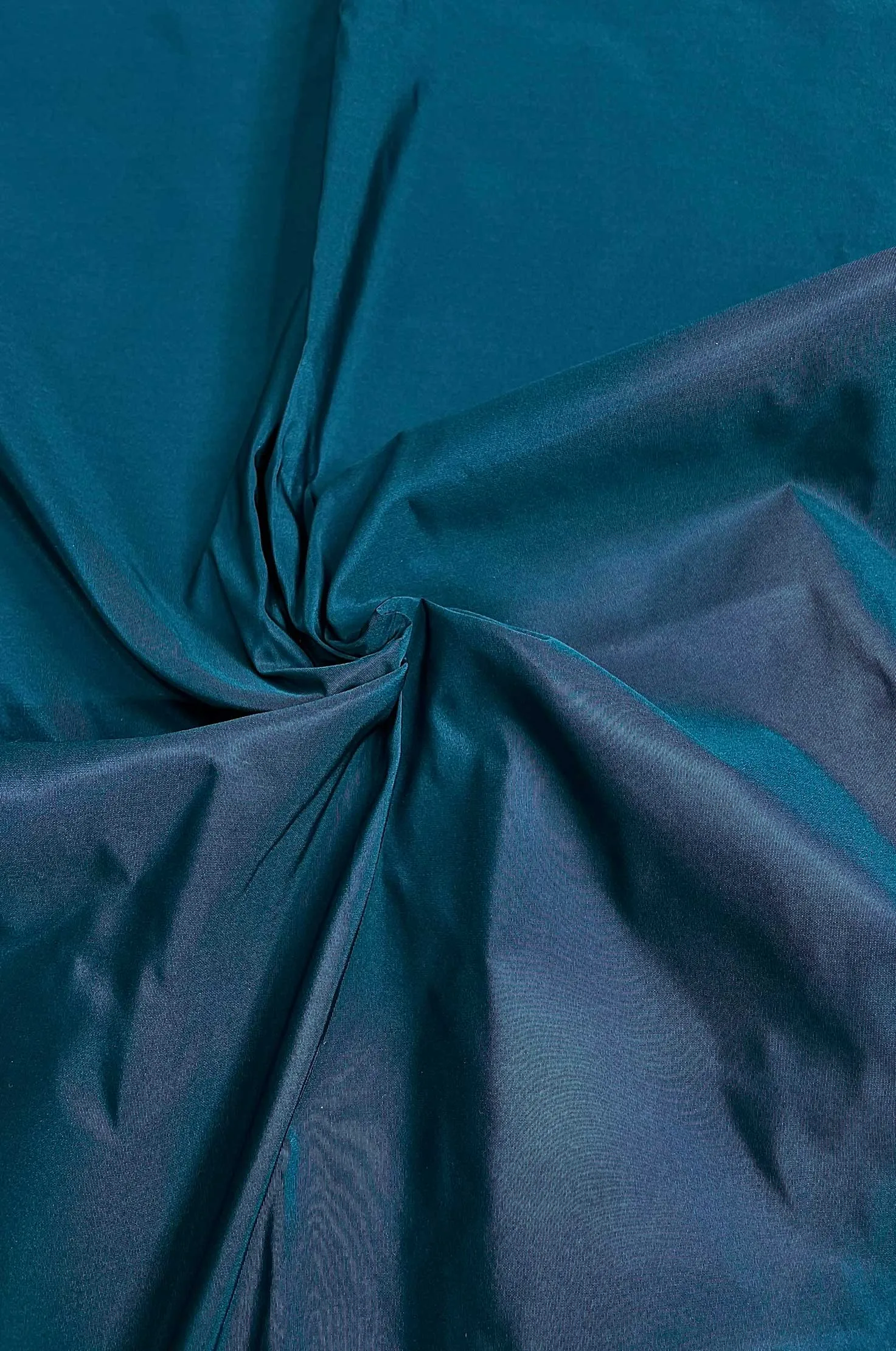 Italian Poly Taffeta Peacock