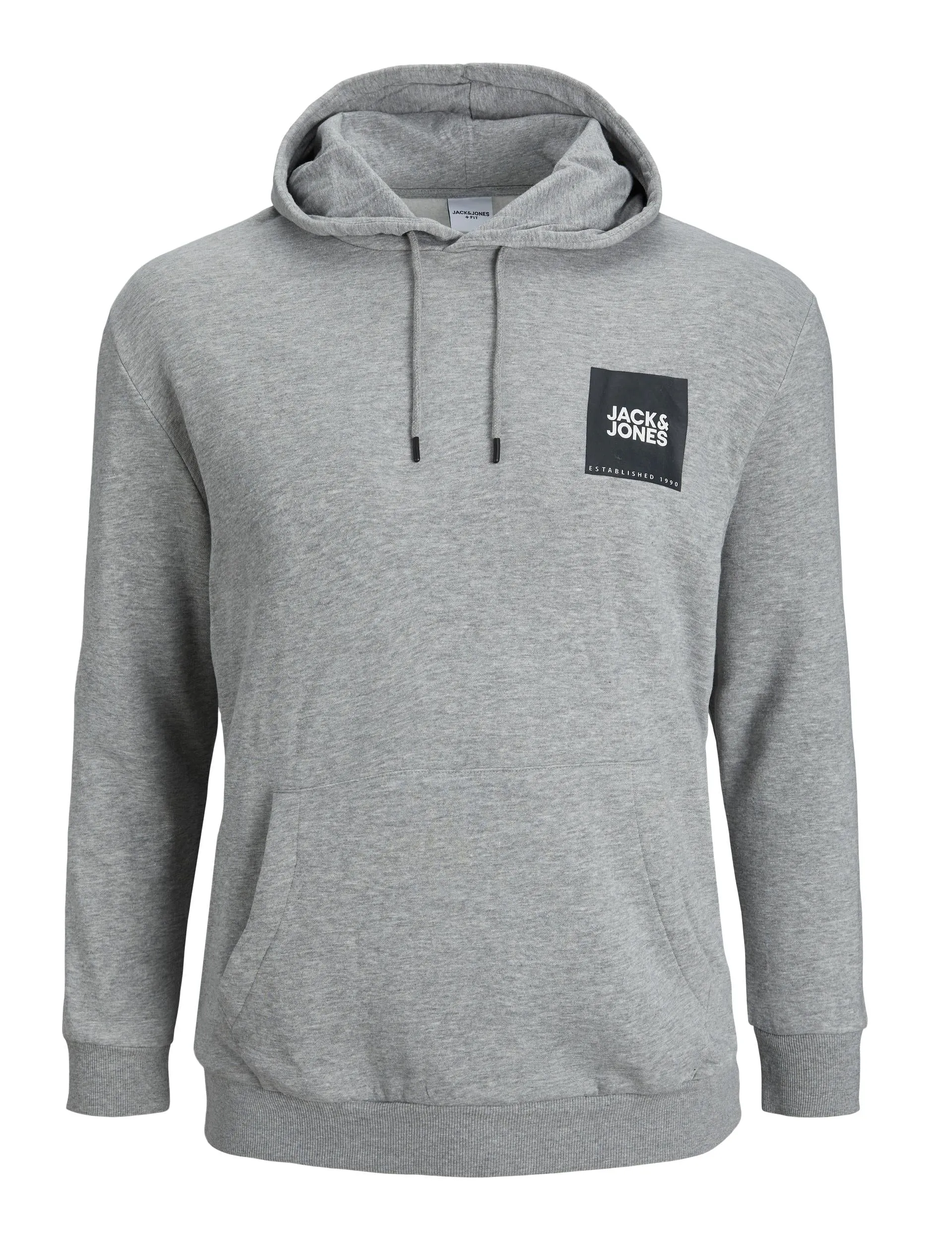 Jack & Jones Lock Grey Hoodie Grey