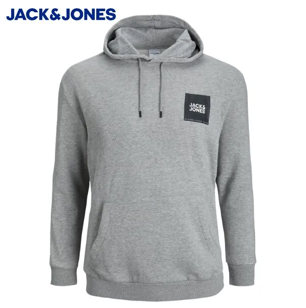 Jack & Jones Lock Grey Hoodie Grey