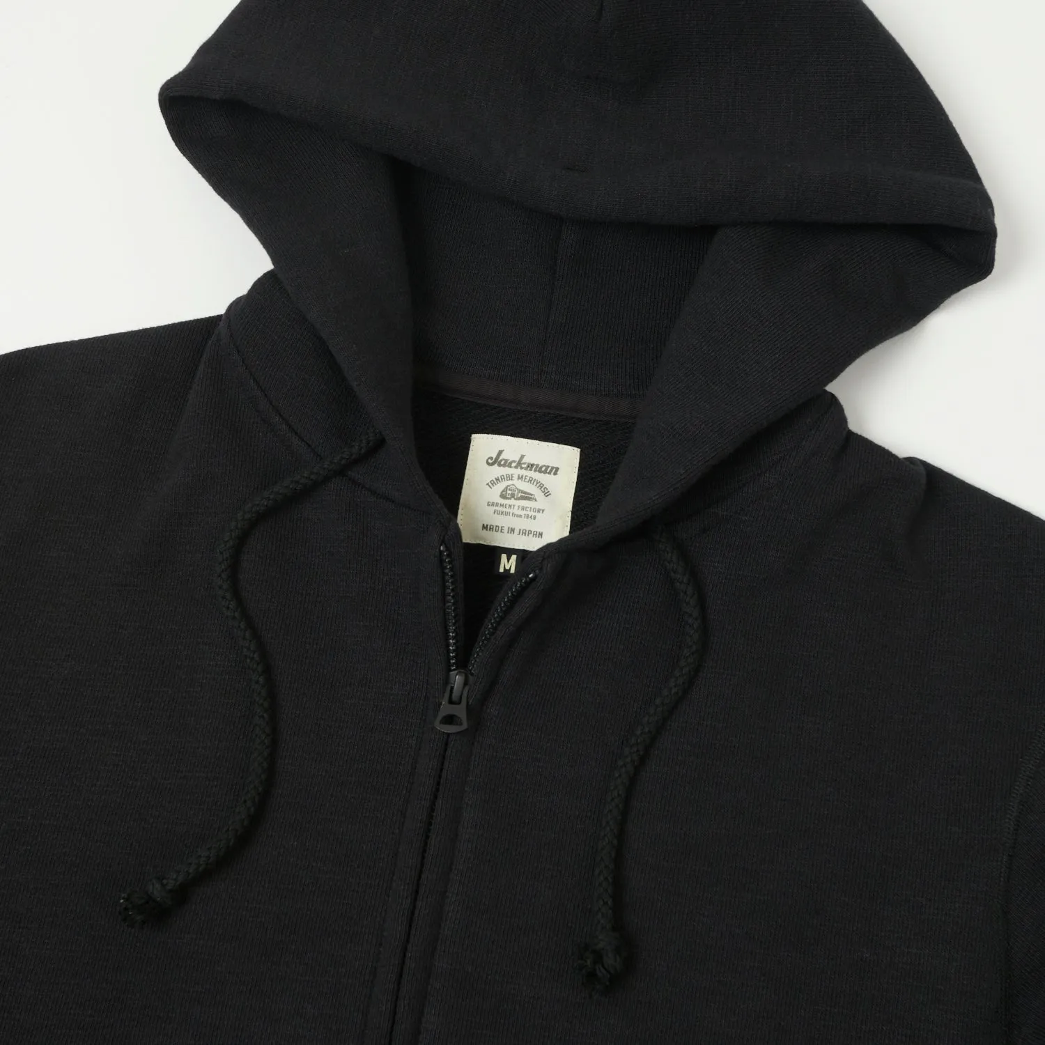 Jackman GG Sweat Zip Parka - Black