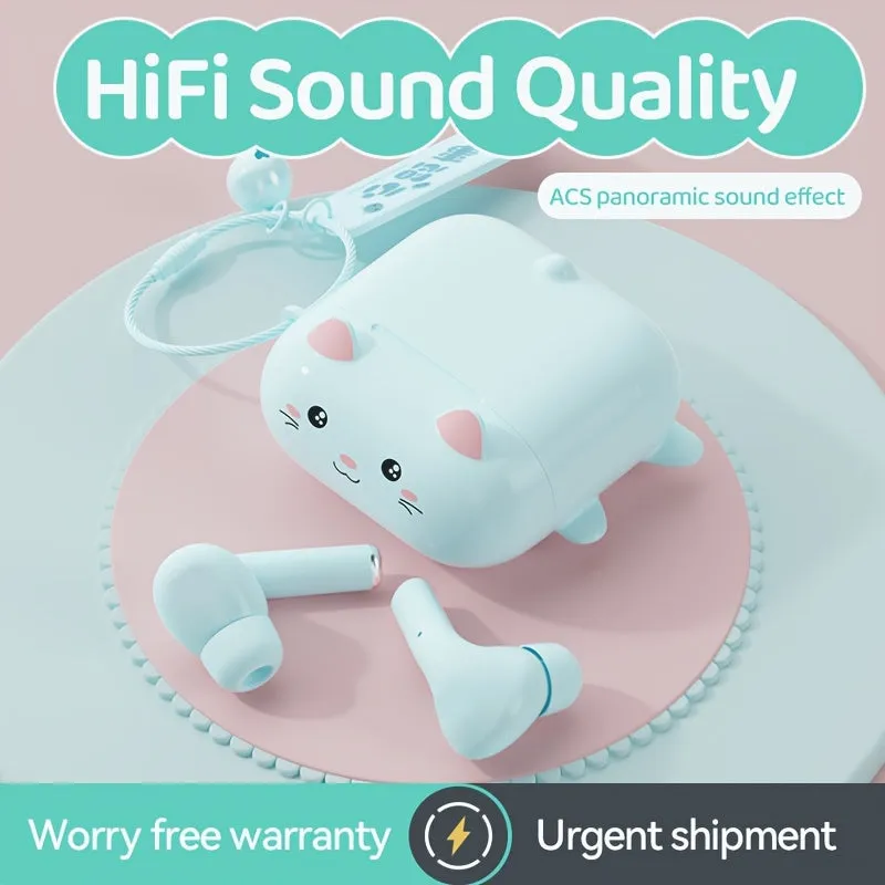 K1 Cute And Trendy 5.3 Version Wireless Earphones/tws/gifts/HiFi High-definition Stereo Sound Quality/long Battery Life/gifts/students