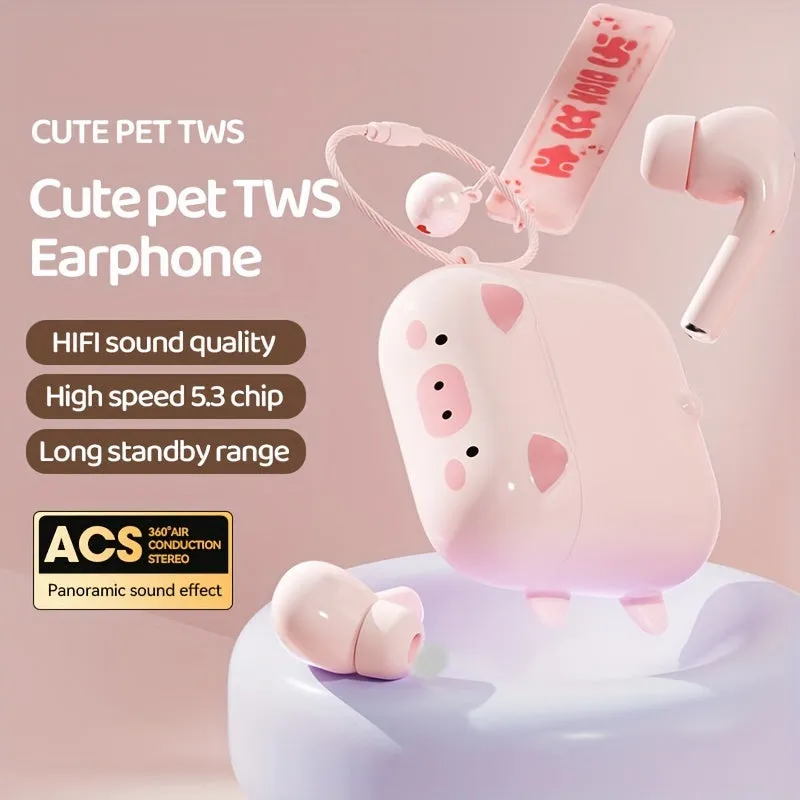 K1 Cute And Trendy 5.3 Version Wireless Earphones/tws/gifts/HiFi High-definition Stereo Sound Quality/long Battery Life/gifts/students