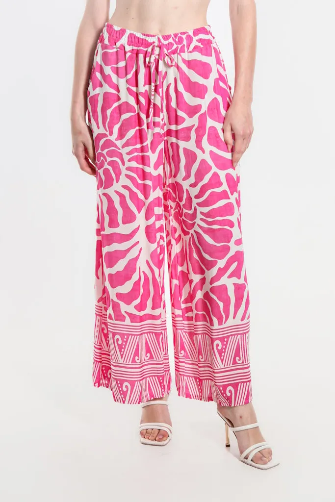 Kathy Nautilus Pull On Palazzo Pant (PL190N)