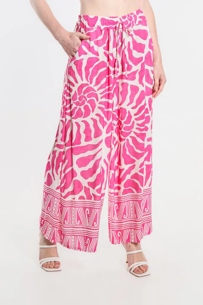 Kathy Nautilus Pull On Palazzo Pant (PL190N)