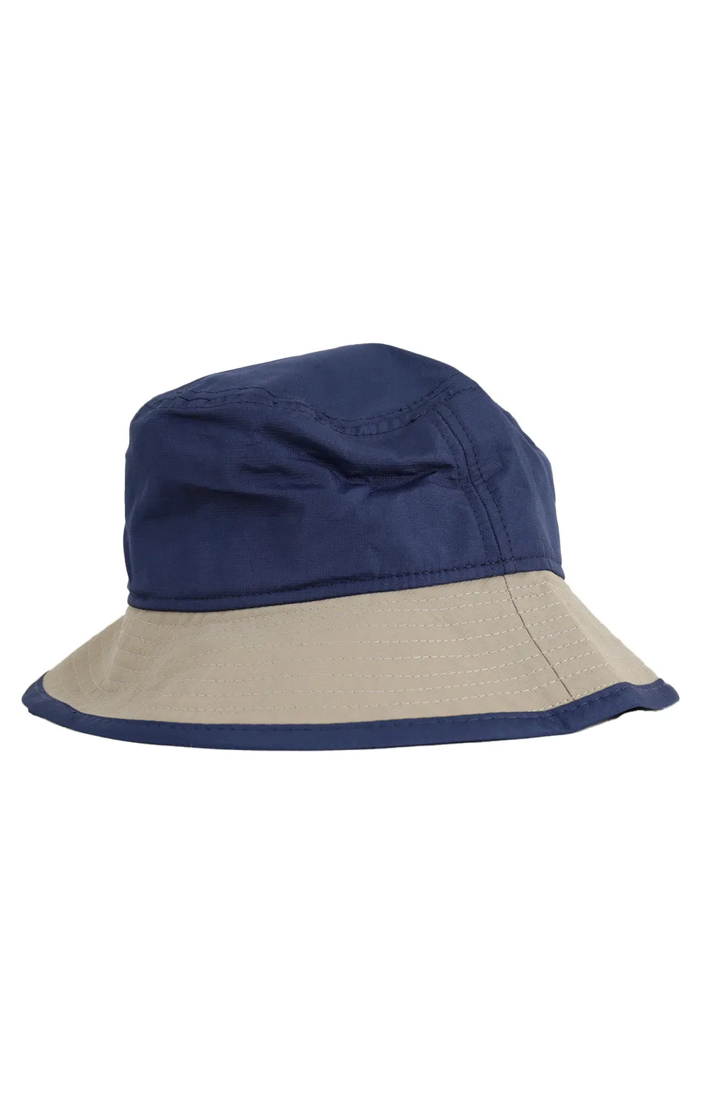 Larry Drawstring Bucket Hat - Skycaptain/Stone